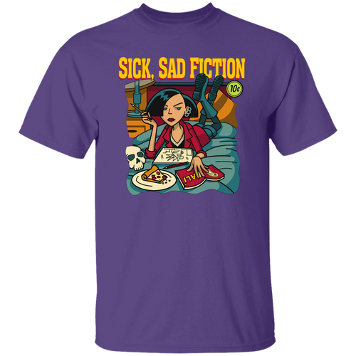 G500 5.3 oz. T-Shirt Sick Sad Fiction - Jane Lane Classic T-Shirt