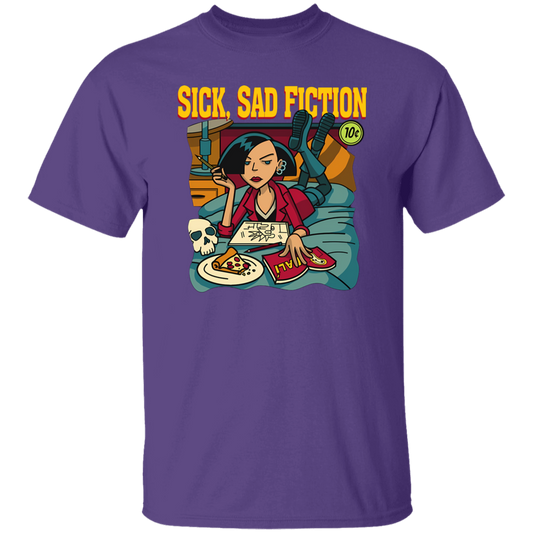 G500 5.3 oz. T-Shirt Sick Sad Fiction - Jane Lane Classic T-Shirt