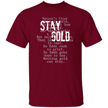 Greasers Stay Gold Teacher T-Shirt - CDCraft