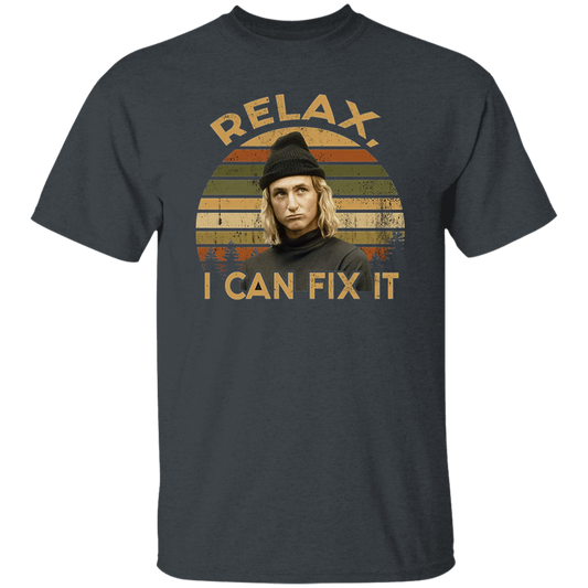 Relax I Can Fix It Vintage T-Shirt, Fast Times at Ridgemont High Shirt, Jeff Spicoli Shirt, 80s Movie Shirt, Comedy Movie ShirtG500 5.3 oz. T-Shirt
