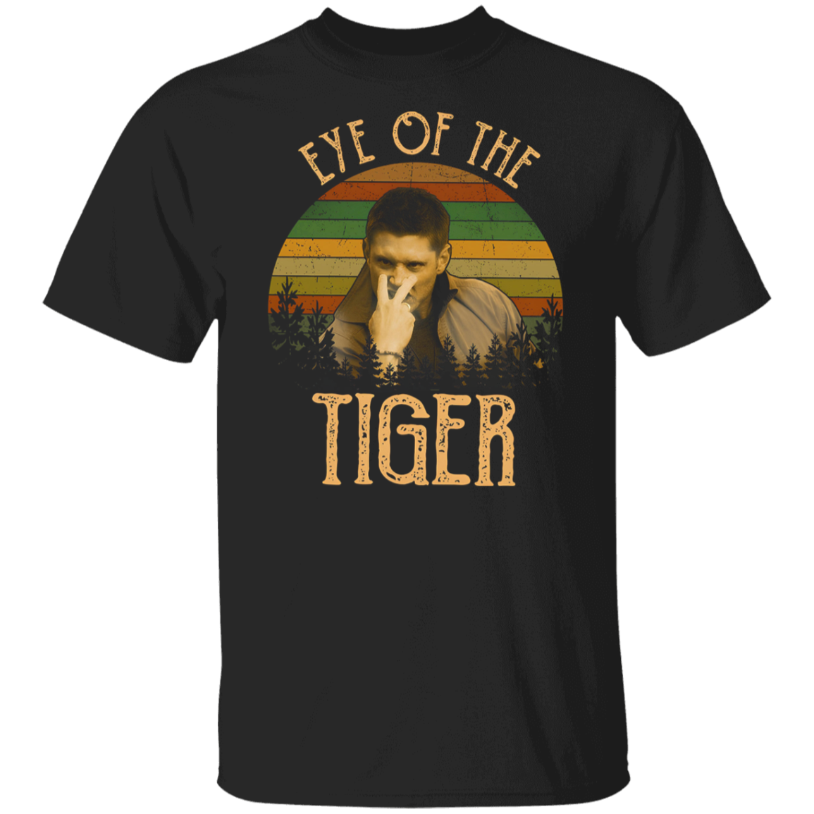 Dean Winchester Eye of The Tiger Vintage T-Shirt