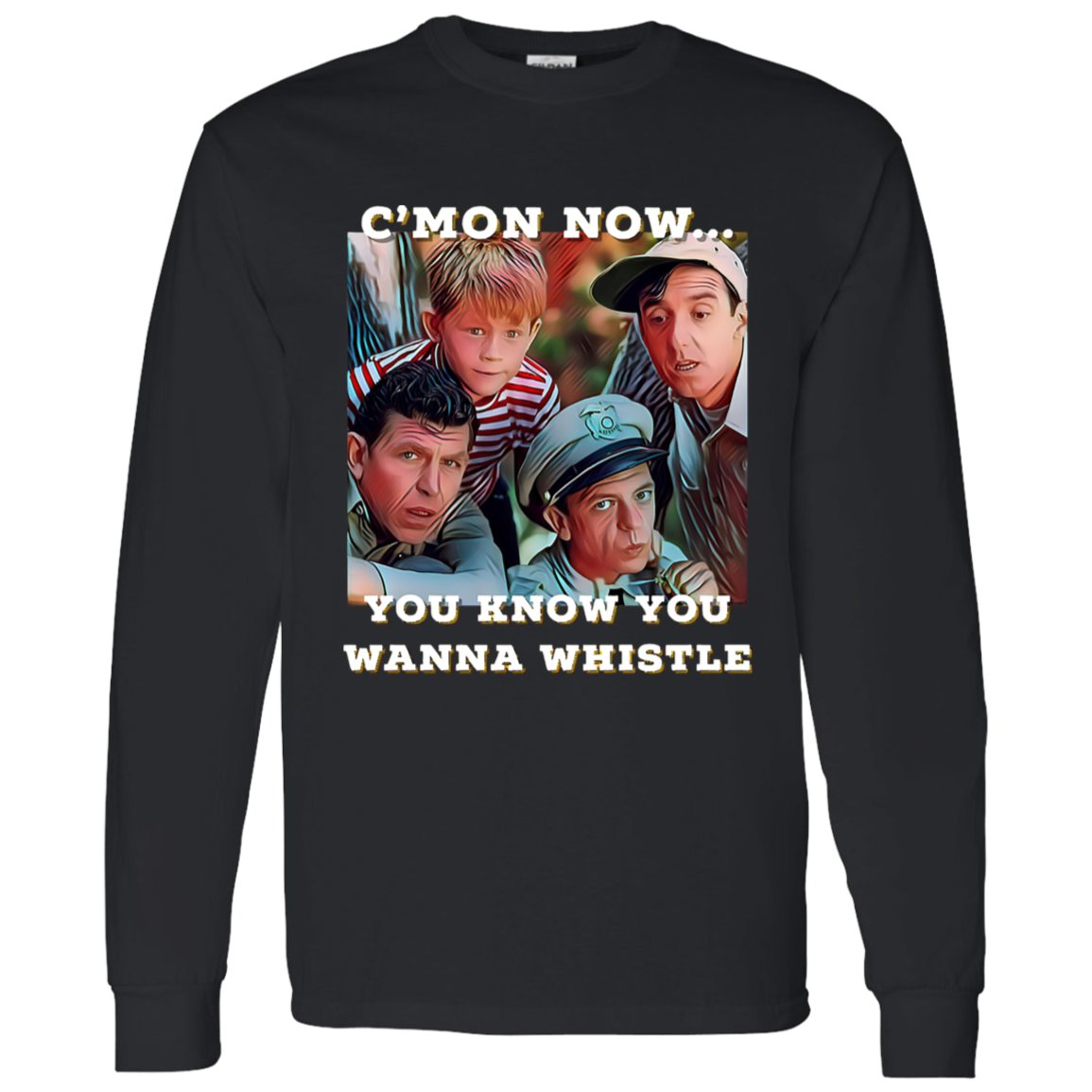 Andy Barney Design The Andy Griffith Show  Long Sleeve