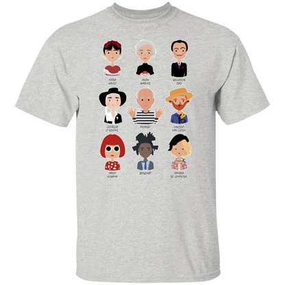 The Greatest Painters Of All Time Teacher Vintage Unisex  T-Shirt - letter
