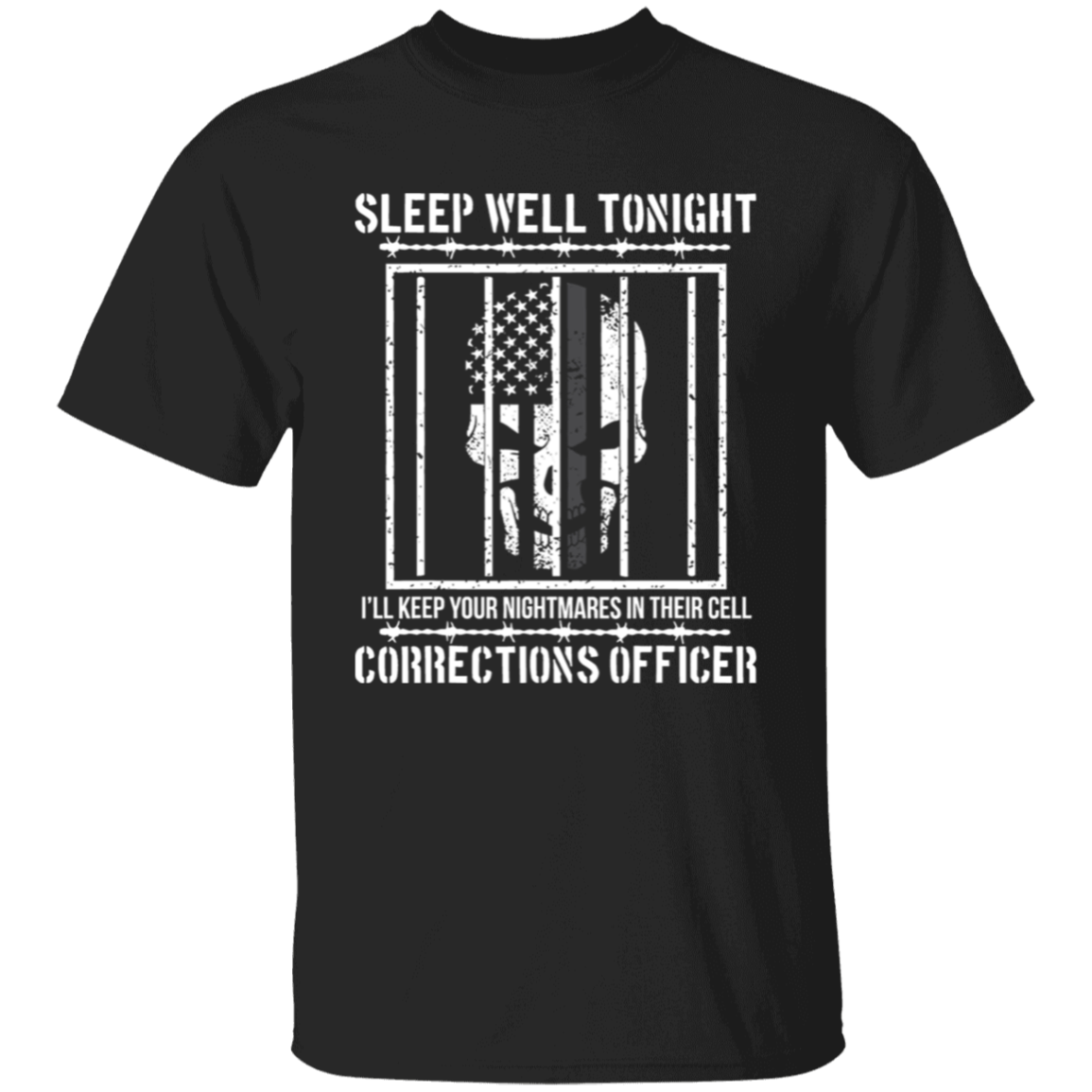 Sleep Well Tonight Skull Unisex T-Shirt - pelyn