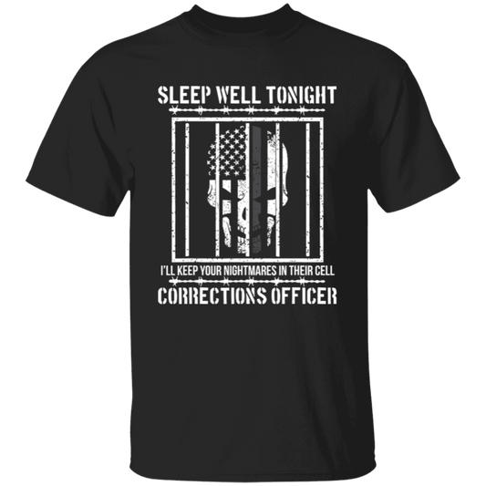 Sleep Well Tonight Skull Unisex T-Shirt - pelyn