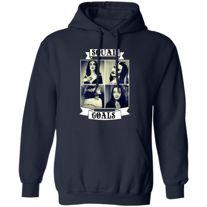 Squad Goals Vampira Morticia Adams Lily Munster Bride Of Frankenstein Gothic  Hoodie