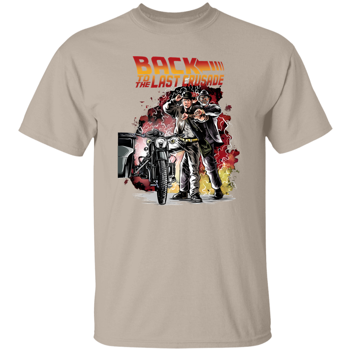 G500 5.3 oz. T-Shirt Back To The Last Crusade Indiana Jones T-Shirt