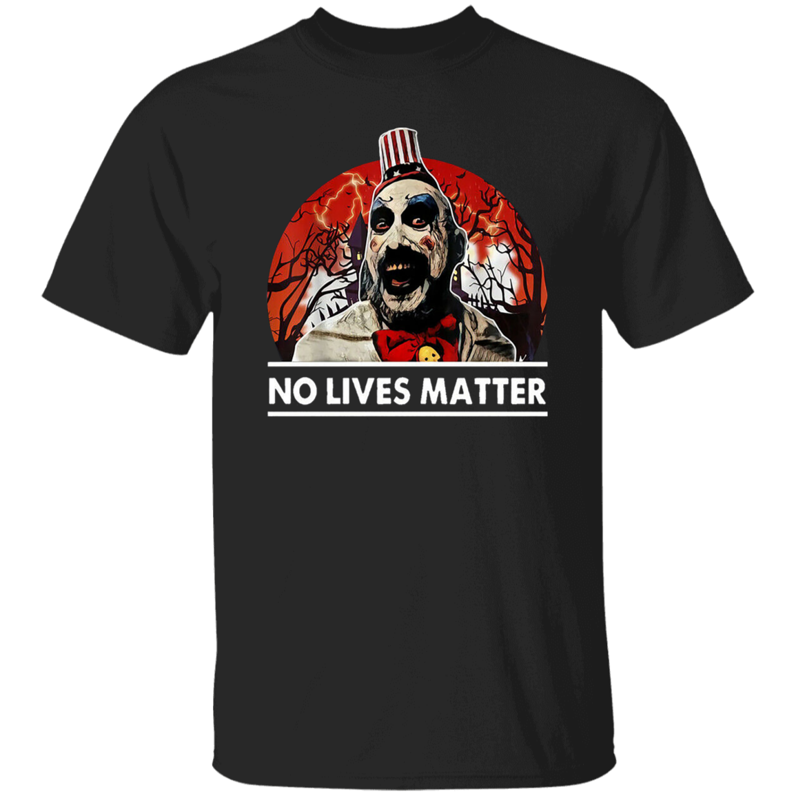 Captain Spaulding No Lives Matter Funny Halloween Costume Vintage T-Shirt - leleart