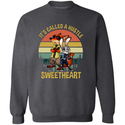 It's Called A Hustle Sweetheart Vintage T-Shirt - G180 Gildan Crewneck Pullover Sweatshirt