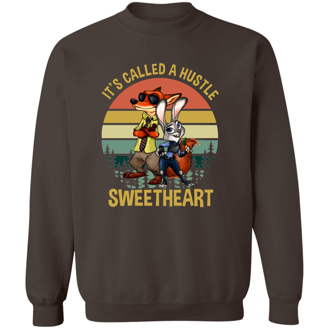 It's Called A Hustle Sweetheart Vintage T-Shirt - G180 Gildan Crewneck Pullover Sweatshirt