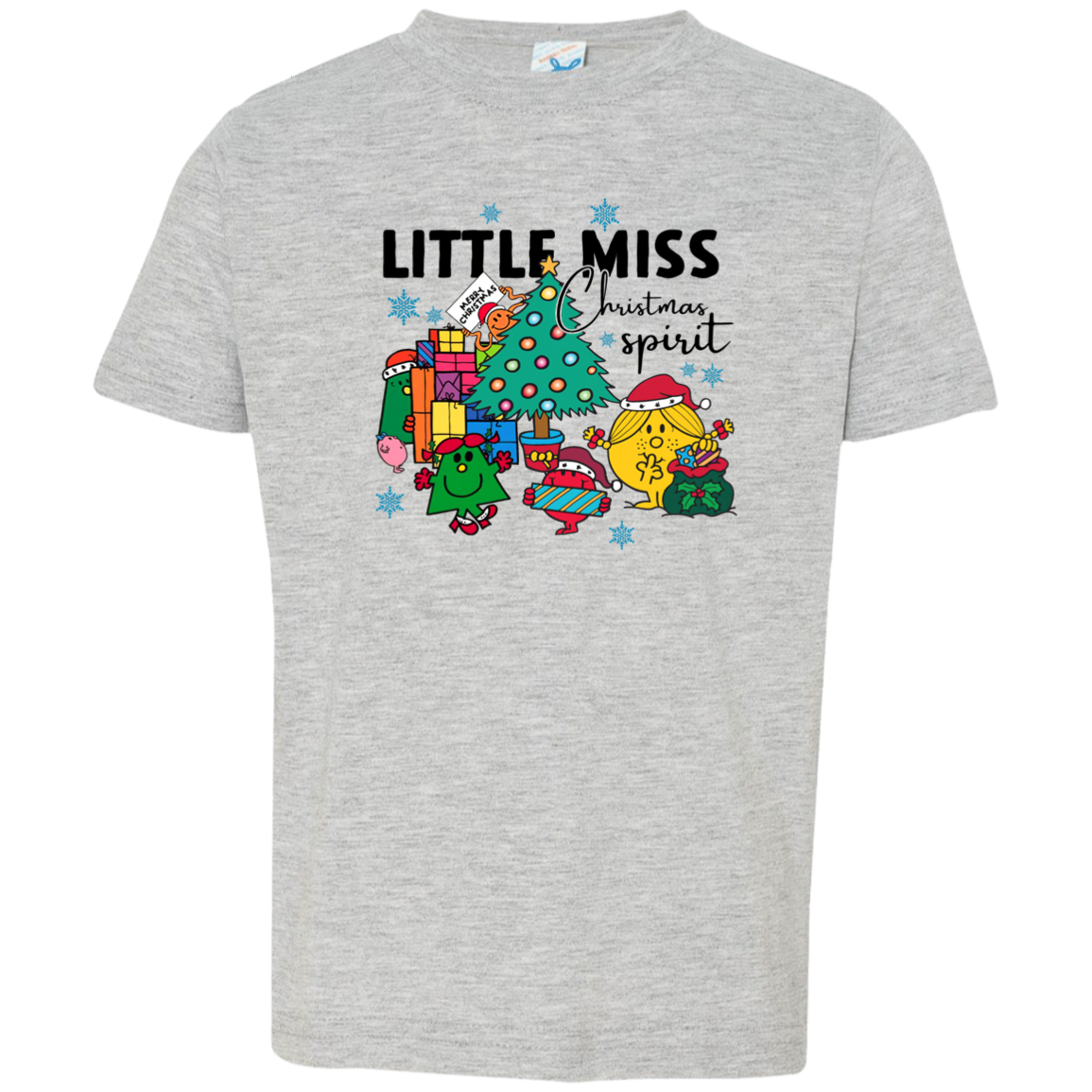 Little Miss Christmas Teacher Vintage 3321 Toddler Jersey T-Shirt - letter