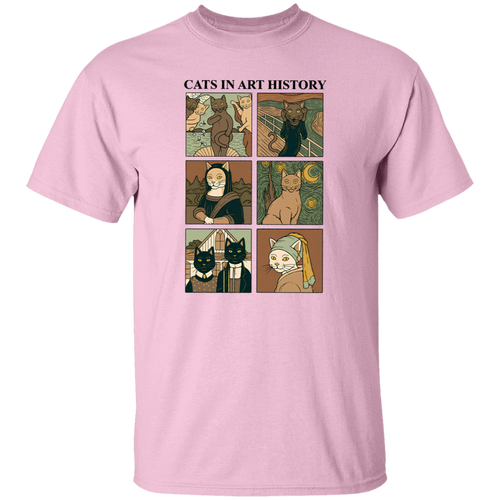 Cat In Art History Teacher Vintage T-Shirt