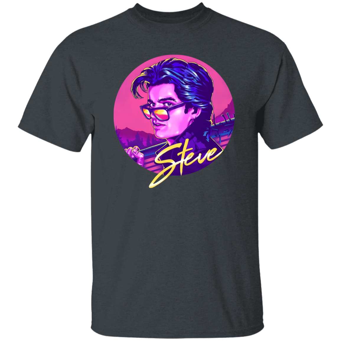 Steve Harrington Joe Keery St4 Retro Art Vintage T-Shirt