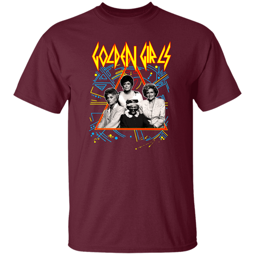 Def Leppard The Golden Girls Vintage T-Shirt, The Golden Girls Shirt, Golden Girls Lovers Shirt, Funny Gift Tee For You And Your Family	G500 5.3 oz. T-Shirt