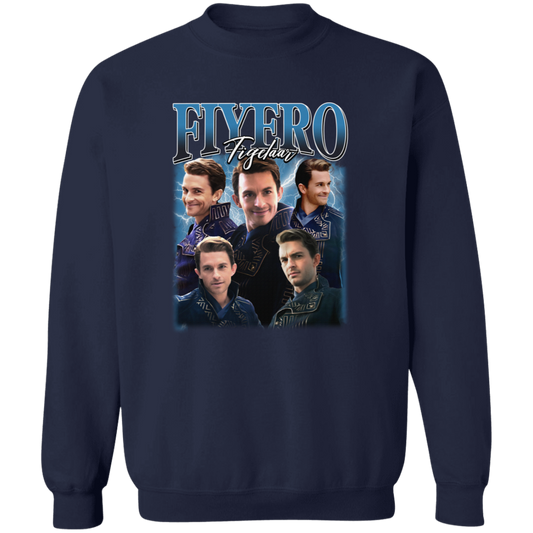 Jonathan Bailey Prince Fiyero Bootleg G180 Gildan Crewneck Pullover Sweatshirt - green - ID02122403