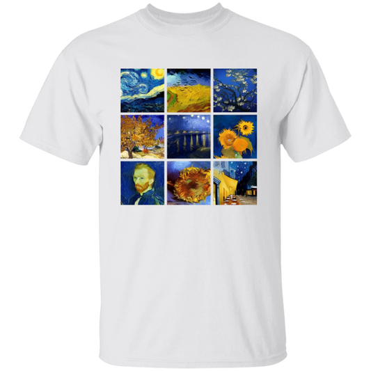 Works Of Famous Artists Teacher Vintage Unisex  T-Shirt - letter