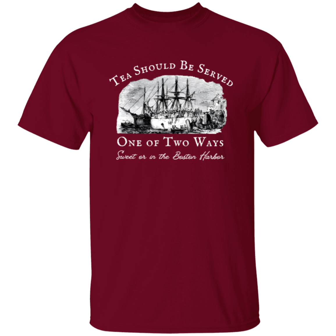 Tea Should Be Served One Of Two Ways Teacher Vintage Unisex  T-Shirt - letter
