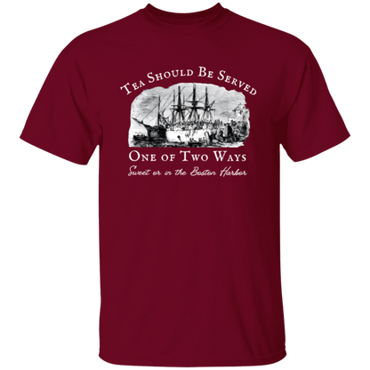 Tea Should Be Served One Of Two Ways Teacher Vintage Unisex  T-Shirt - letter