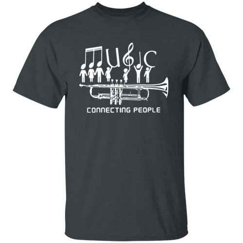 Music Connecting People Teacher Vintage Unisex  T-Shirt - letter