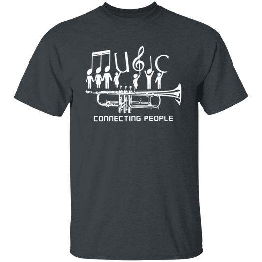 Music Connecting People Teacher Vintage Unisex  T-Shirt - letter