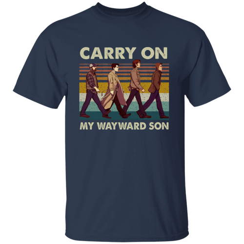 Supernatural Carry On My Wayward Son Abbey Road Vintage Unisex T-Shirt - lucy - 98033316