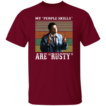 Castiel Supernatural My People Skills Are Rusty T-Shirt