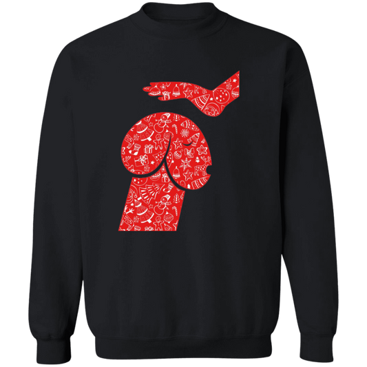 Christmas Penis Dog Cute Funny Vintage T-Shirt, Dog Shirt, Christmas Shirt, Funny Adults Shirt, Gift Tee For You And Your Friends	G180 Gildan Crewneck Pullover Sweatshirt