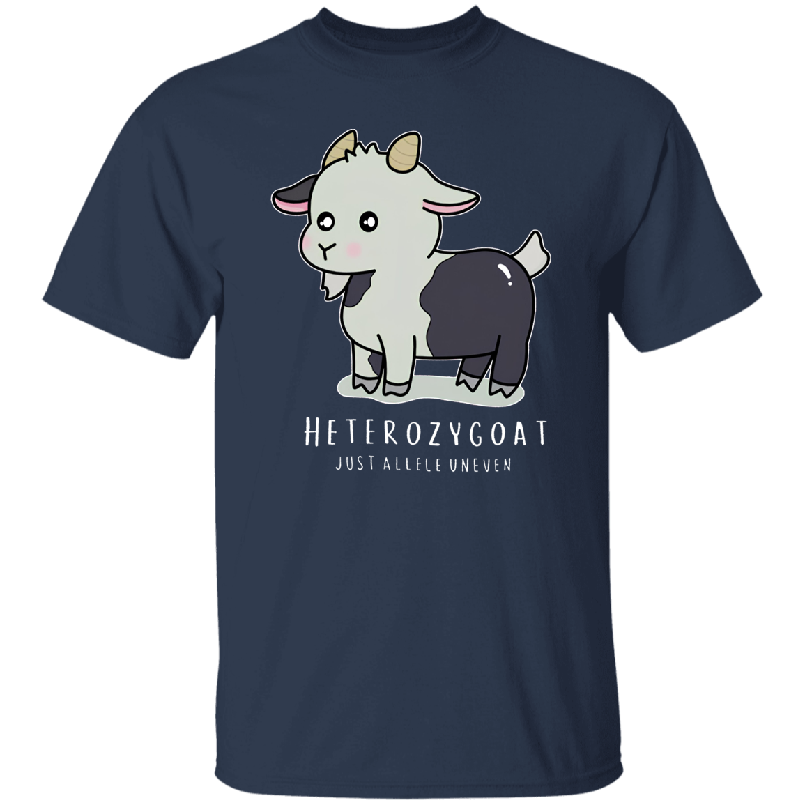 Heterozygoat Just Allele Uneven Funny Science Teacher Vintage T-Shirt