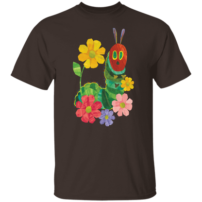 Flowers And The Very Hungry Caterpillar Teacher  T-Shirt - CDCraft