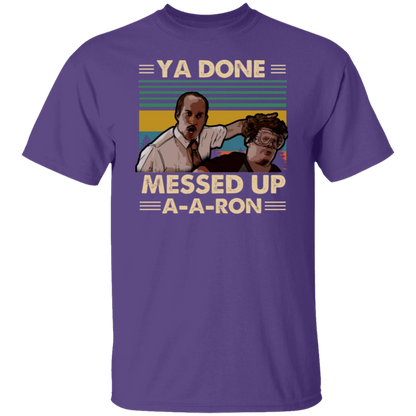 Ya Done Messed Up A A Ron Vintage Key and Peele Substitute Teacher T-Shirt - leleart