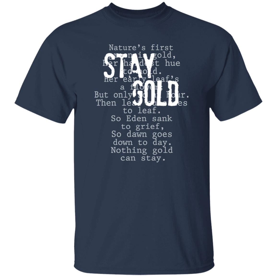 Greasers Stay Gold Teacher T-Shirt - CDCraft
