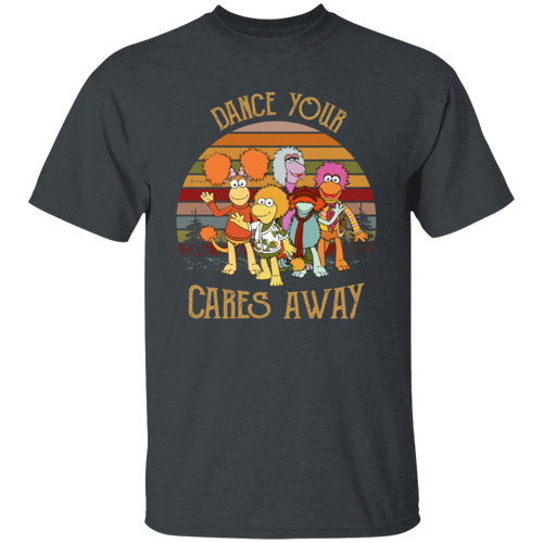 Fraggle Rock Dance Your Cares Away Sunset T-Shirt