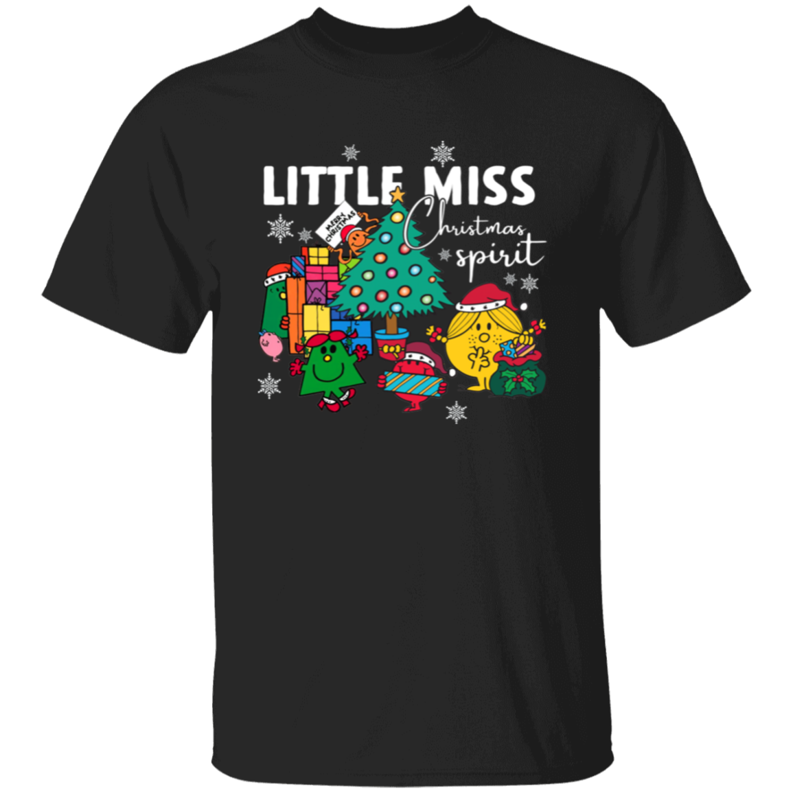 Little Miss Christmas Teacher Vintage Unisex T-Shirt - letter