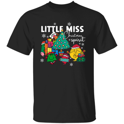 Little Miss Christmas Teacher Vintage Unisex T-Shirt - letter