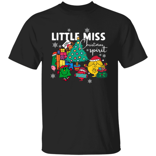 Little Miss Christmas Teacher Vintage Unisex T-Shirt - letter