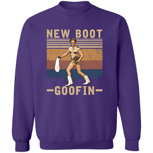 Zocoshi Reno 911 New Boot Goofin Vintage T-Shirt, Reno 911 Shirt, Lieutenant Dangle Shirt, Sheriff Shirt, Gift Tee For You And Your Friends	G180 Gildan Crewneck Pullover Sweatshirt