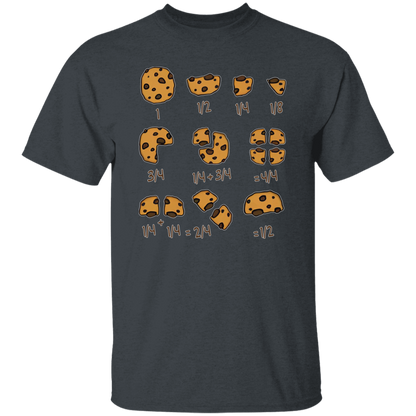 Cookie Fractional Numbers Math Teacher T-Shirt - CDCraft
