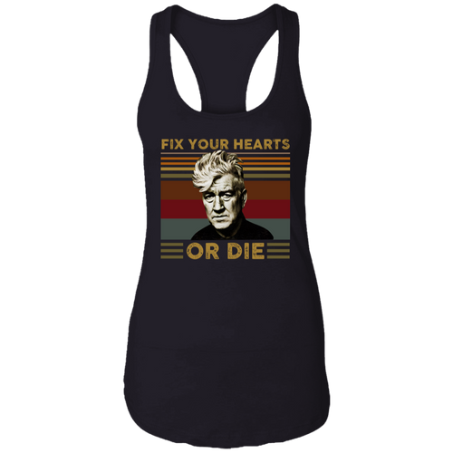 Retro Fix Your Hearts Or Die Unisex  Tank