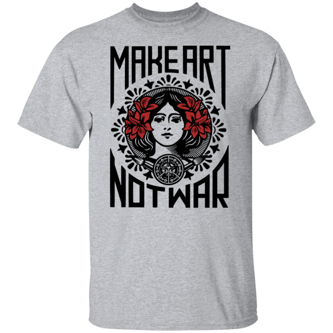 Make Art Not War Vintage  T-Shirt