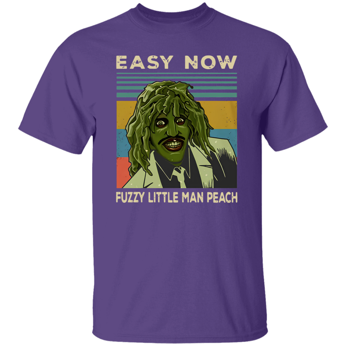 Old Gregg Easy Now Fuzzy Little Man Peach The Mighty Boosh Vintage T-Shirt - leleart