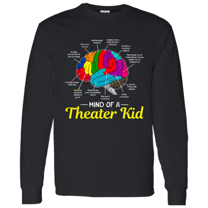 Mind Of A Theater Kid G540 LS T-Shirt 5.3 oz. - jasmine