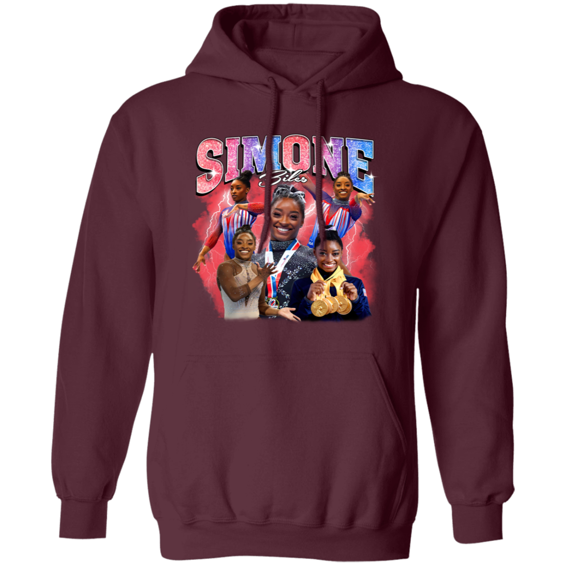 Simone Biles Bootleg Pullover Hoodie - ID31072424