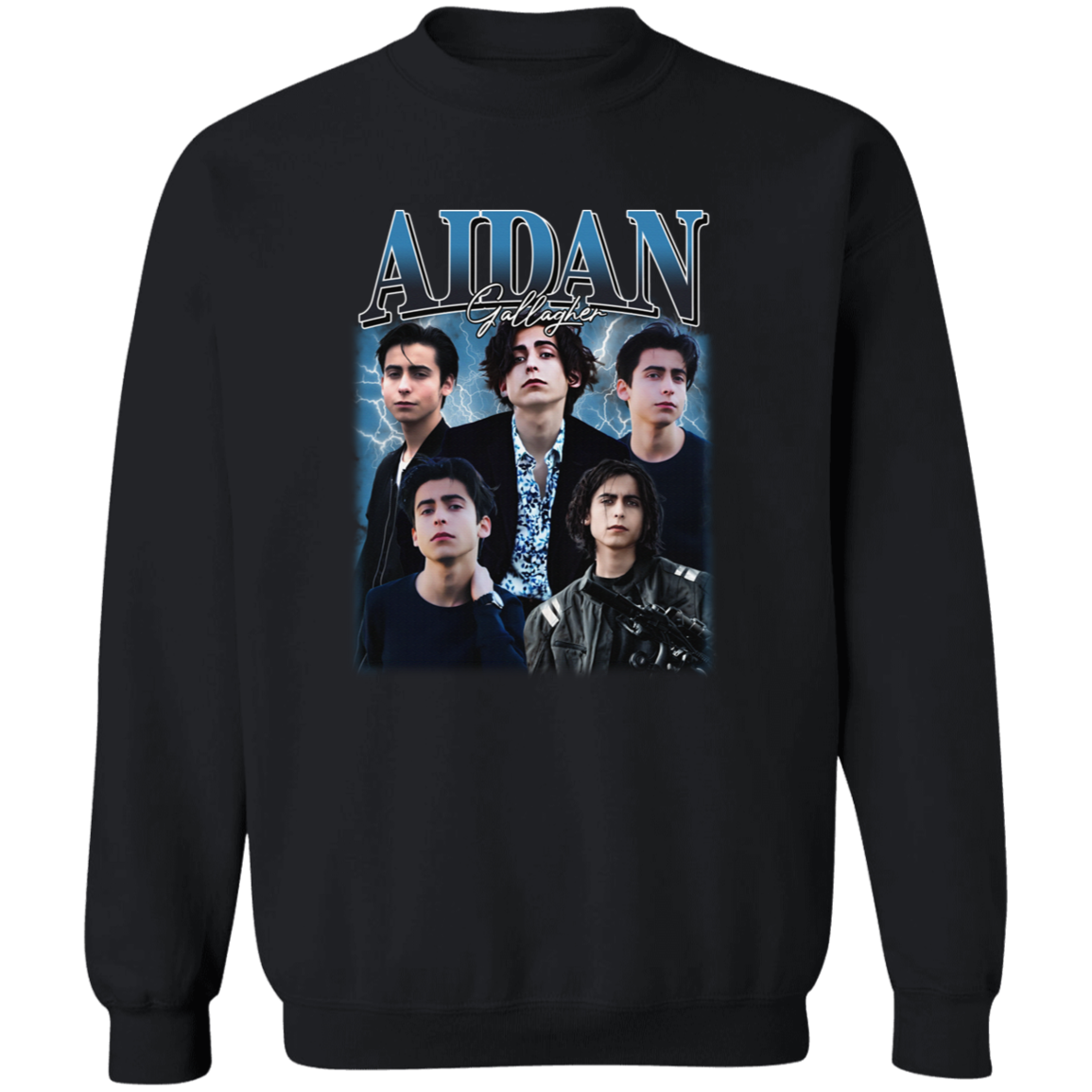 Aidan Gallagher Bootleg Crewneck Pullover Sweatshirt - ID07102448