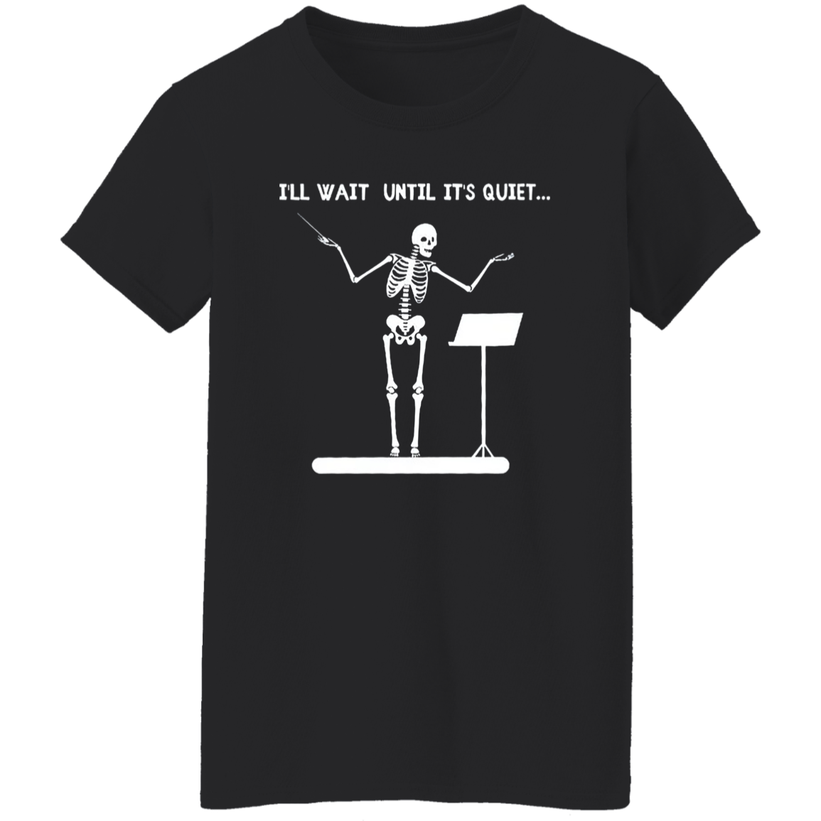 I'll Wait Until It's Quiet Teacher Vintage T-Shirt - WOMAN
