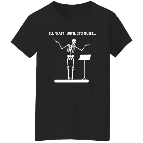 I'll Wait Until It's Quiet Teacher Vintage T-Shirt - WOMAN