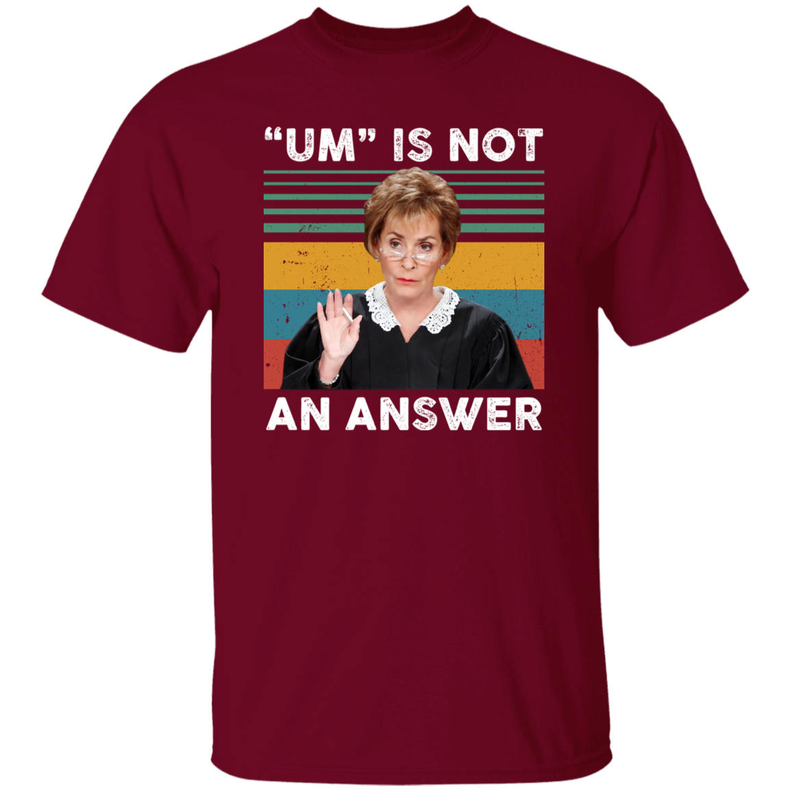 Um Is Not An Answer Vintage Sunset T-Shirt