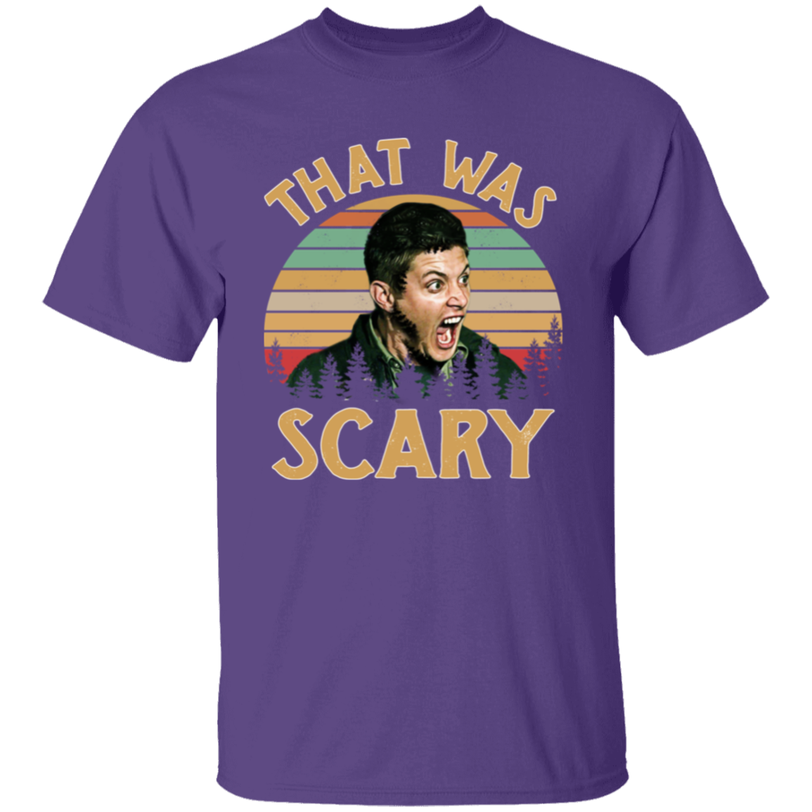 Dean Winchester Supernatural That Was Scary Funny Vintage Retro Unisex  T-Shirt - lucy - 92252218