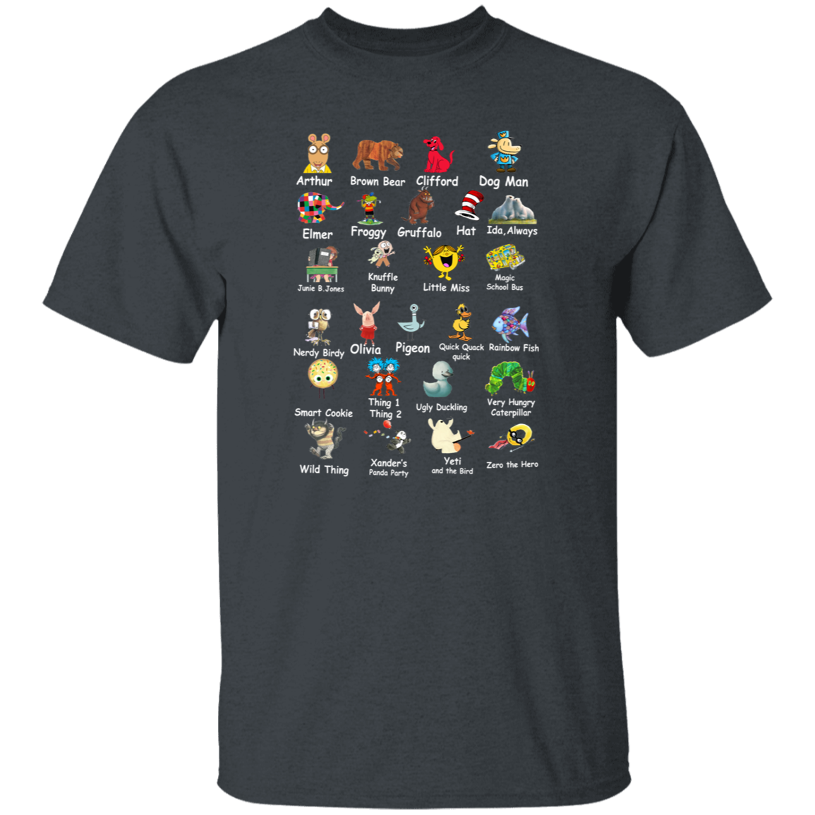 Children's Book Alphabet Vintage Unisex T-Shirt - letter