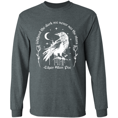 Without The Dark We Never See The Stars Teacher Vintage G540 LS T-Shirt 5.3 oz. - letter