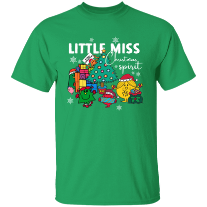 Little Miss Christmas Teacher Vintage Unisex T-Shirt - letter